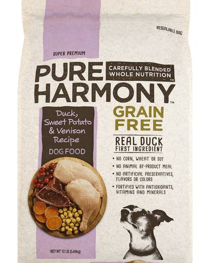 Pure Harmony Grain Free Duck Dog Food 14 lbs