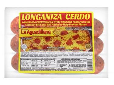 La Aguadillana Longaniza de Cerdo 9.5 oz