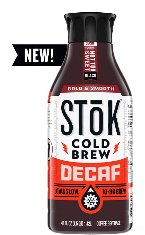 Stok Cold Brew Coffee Decaf 48 oz