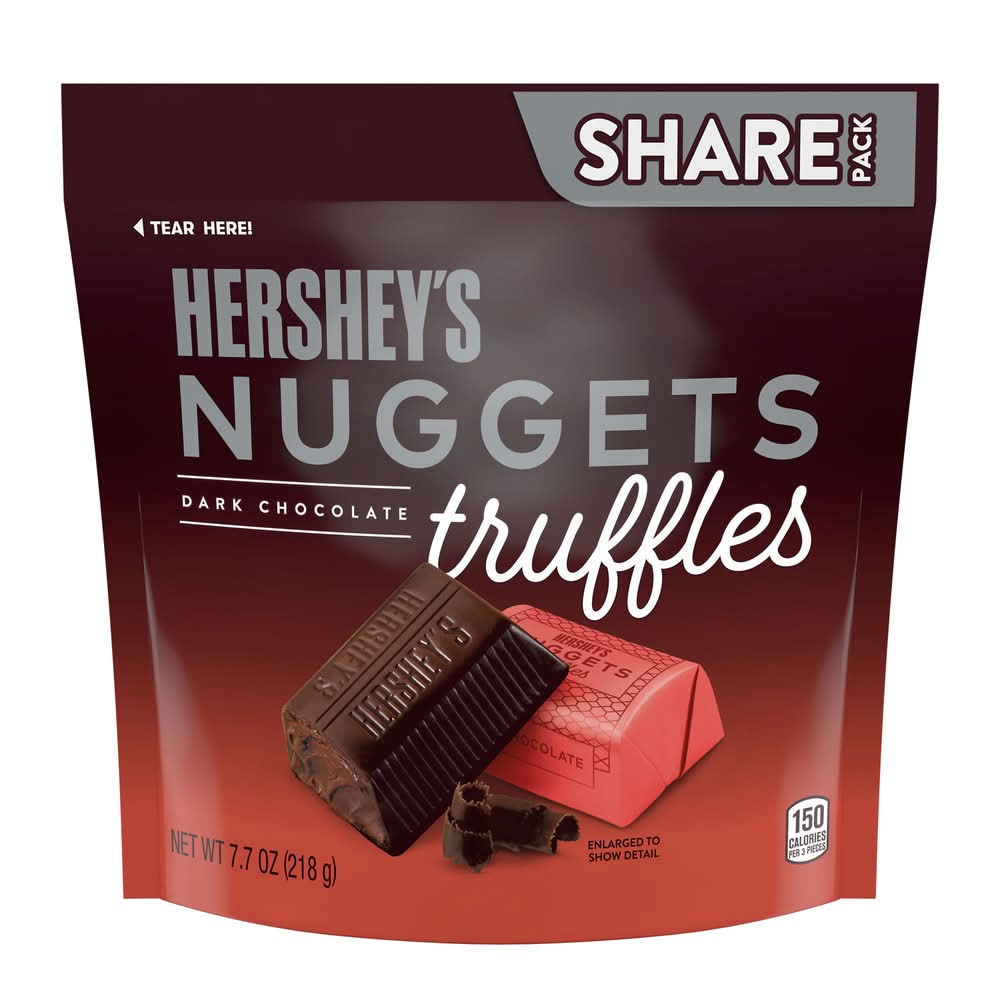 Hershey's Nuggets Truffles Dark Chocolate 7.7 oz