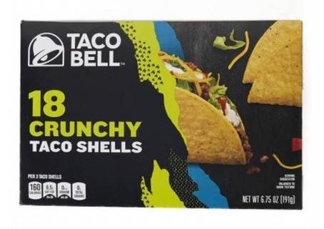 Taco Bell Crunchy Taco Shells 18 ct
