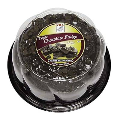 Cafe Valley Bakery Triple Chocolate Fudge Cake 26 oz