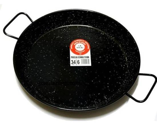 La Ideal Paella Esmaltada 34 cm