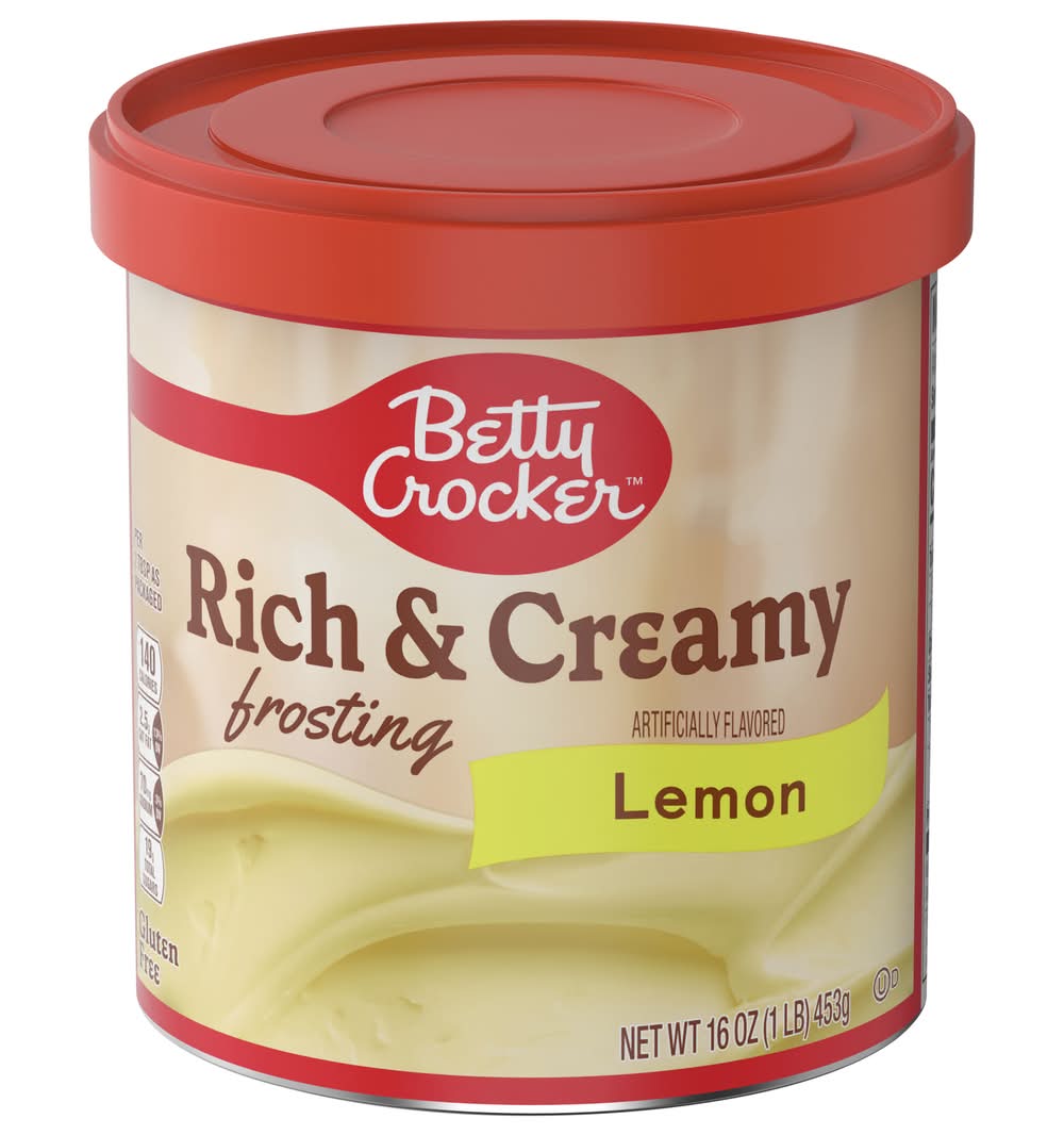 Betty Crocker Rich & Creamy Lemon Frosting 16 oz
