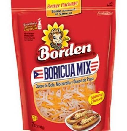 Borden Shredded Boricua Mix 8 oz