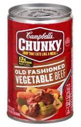 Campbell's Chunky Old Fashioned Vegetable Beef 19 oz