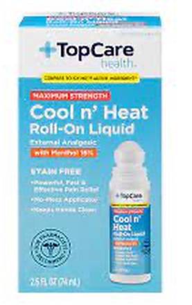 TopCare Health Cool n' Heat Roll-On Liquid 2.5 oz