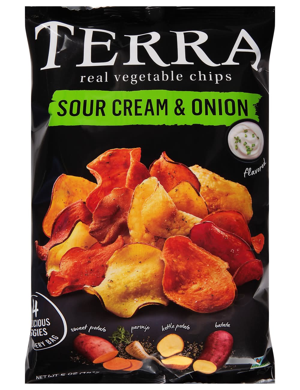 Terra Vegetable Chips with Sour Cream & Onion 5 oz