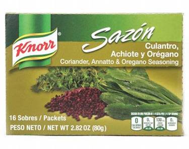 Knorr Sazón con Culantro Achiote y Orégano 16 ct