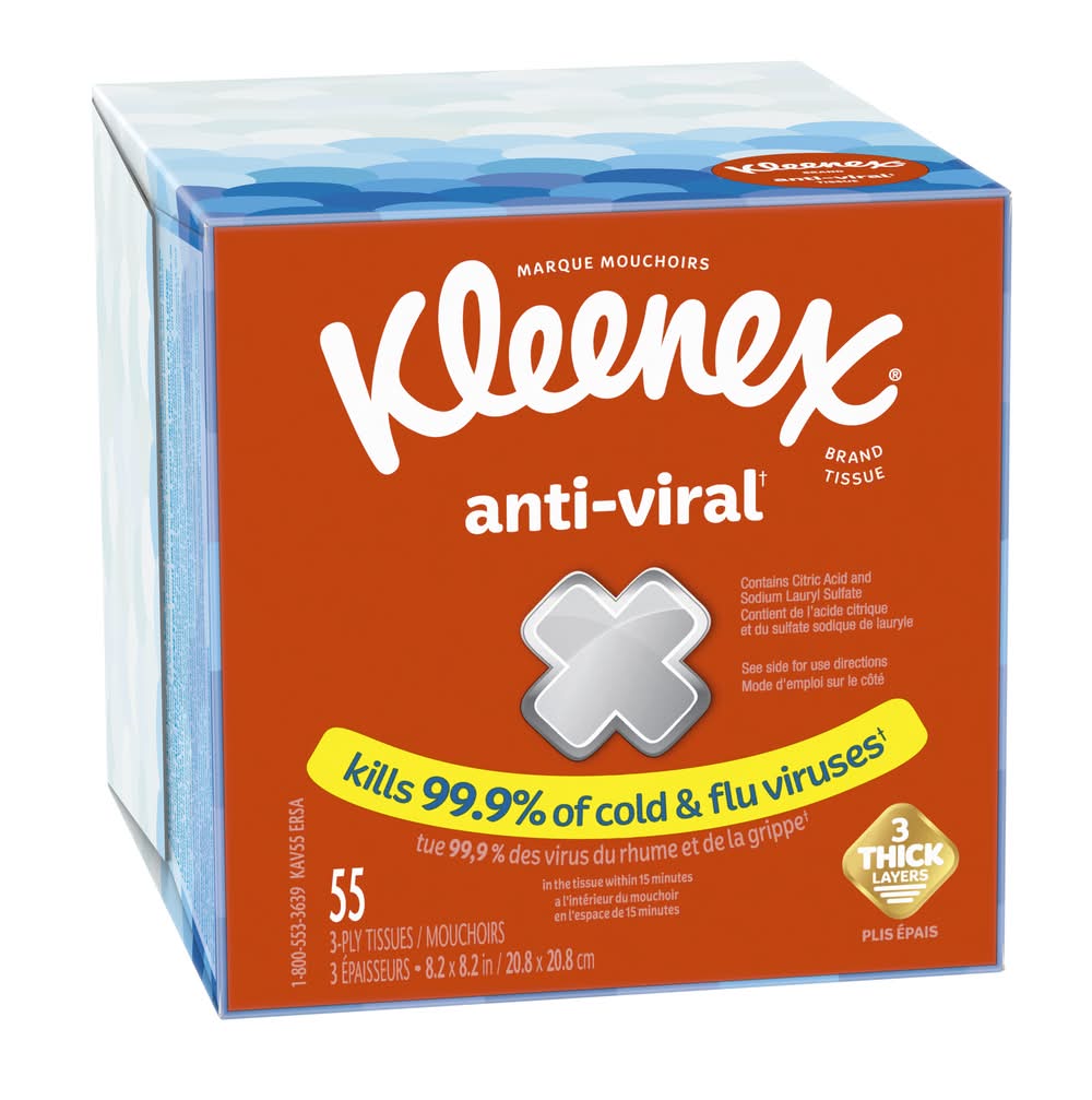 Kleenex Anti-Viral Tissues 55 ct