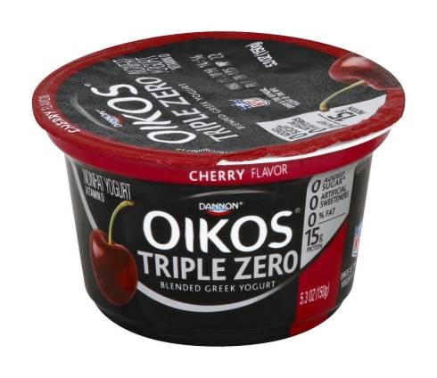 Dannon Oikos Triple Zero Cherry 5.3 oz