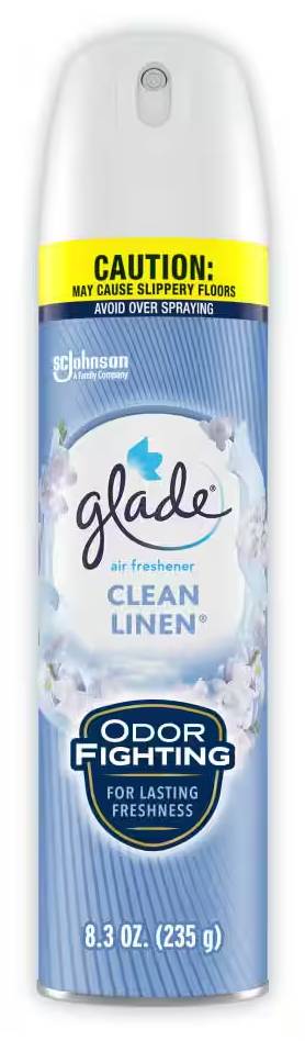 Glade Clean Linen Air Freshener 8.3 oz 