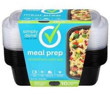 Simply Done Divided Meal Prep 10 ct