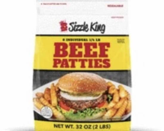 Sizzle King Quarter Pound Beef Patties