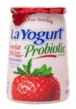 LaYogurt Probiotic Strawberry 6 oz