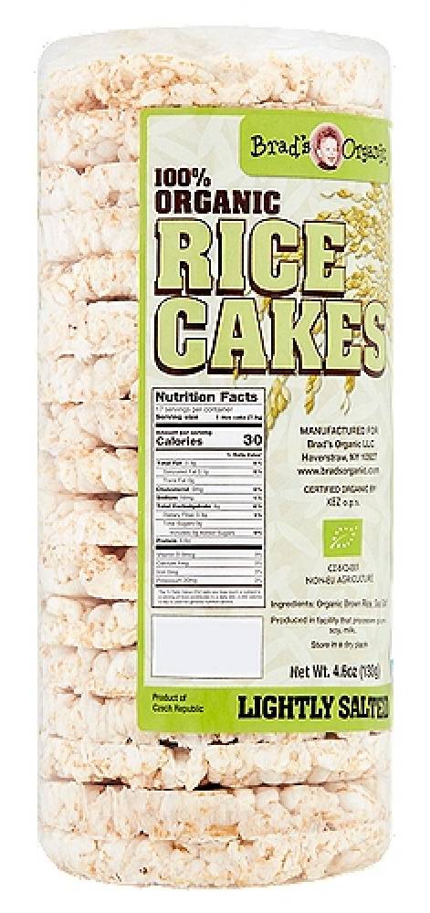 Brad's Organic Lightly Salted Rice Cakes 4.6 oz