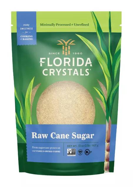 Florida Crystals Raw Cane Sugar 2 lbs