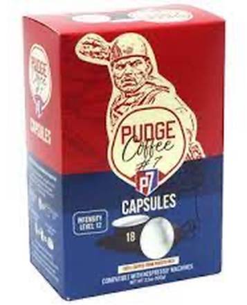 Pudge Coffee Capsules for Nespresso 18 ct