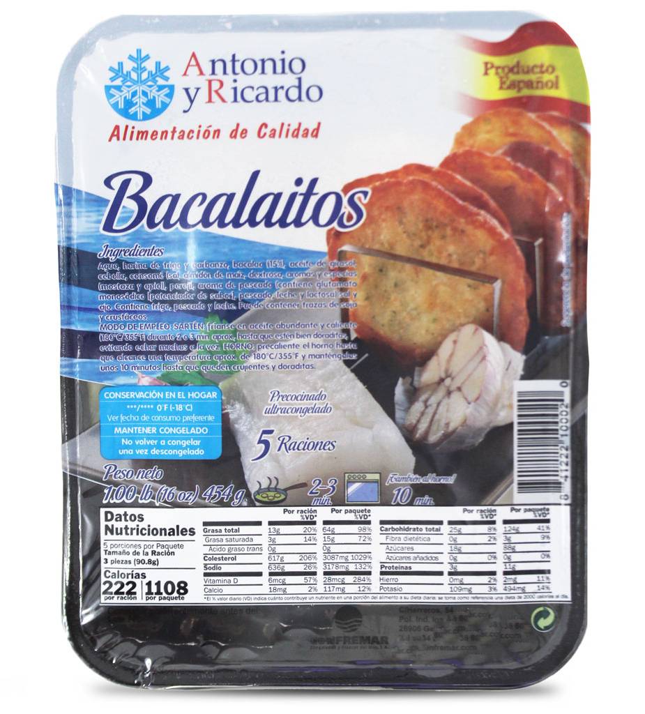 Antonio y Ricardo Bacalaitos 16 oz