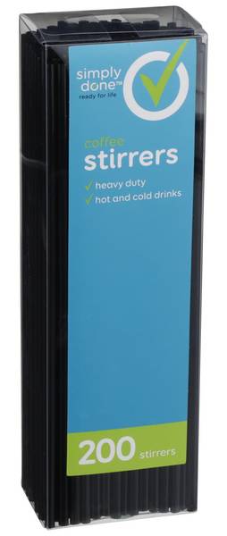 Simply Done Coffee Stirrers 200 ct