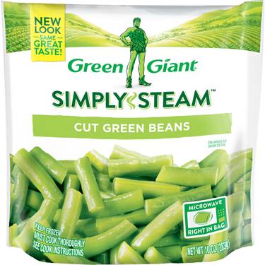 Green Giant Simply Steam Cut Green Beans 10 oz