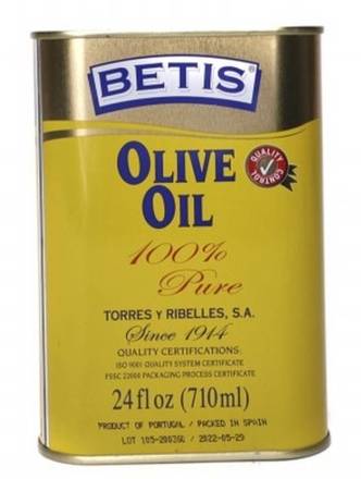 Betis 100% Pure Spanish Olive Oil 24 oz