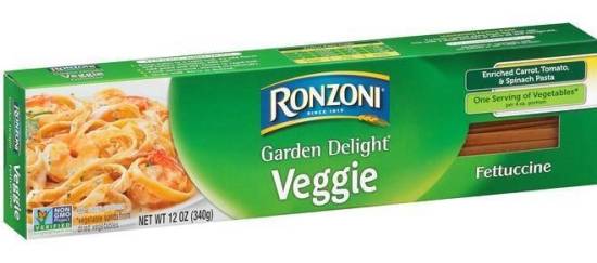 Ronzoni Garden Delight Fettuccine 12 oz