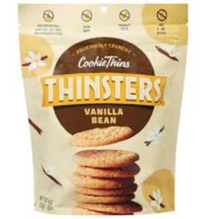 CookieThins Thinsters Vanilla Bean 4 oz