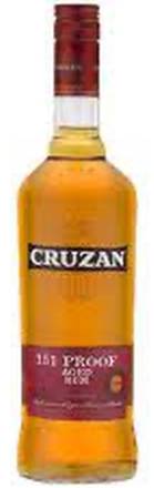 Cruzan 151 Proof Rum 750 ml