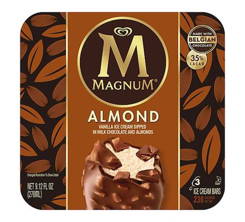 Magnum Almond Ice Cream Bars 3 ct