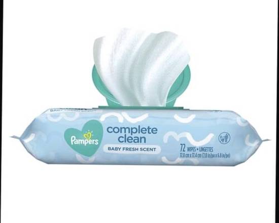 Pampers Baby Wipes Complete Clean Baby Fresh 72 ct