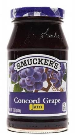 Smucker’s Concord Grape Jam 12 oz