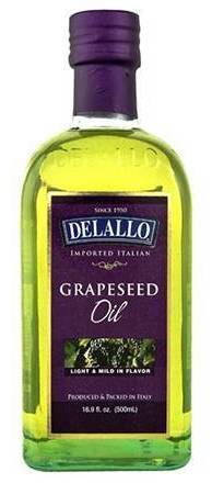 DeLallo Imported Italian Grapeseed Oil 16.9 oz