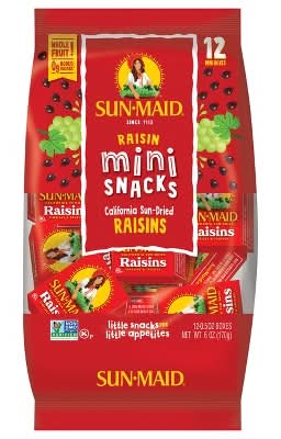 Sun-Maid Raisin Mini Snacks 12-.05 oz