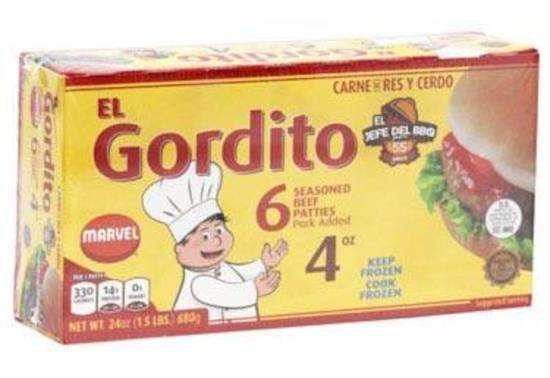 Marvel El Gordito Carne de Res y Cerdo 24 oz