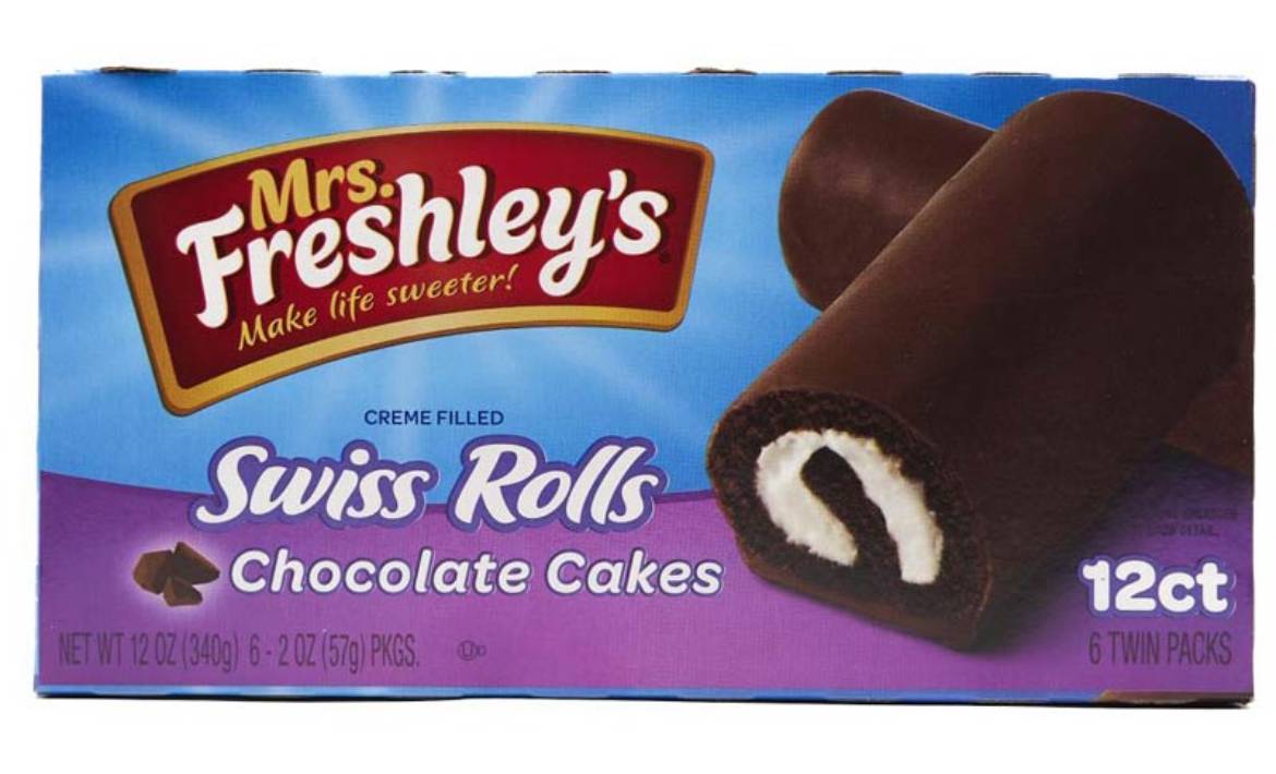 Mrs. Freshley’s Swiss Rolls Chocolate Cakes 12 oz