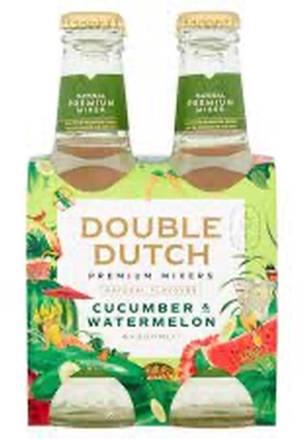 Double Dutch Premium Mixers Cucumber and Watermelon 4 pack