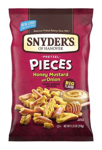 Snyder’s of Hanover Pretzel Pieces Honey Mustard & Onion 11.25 oz