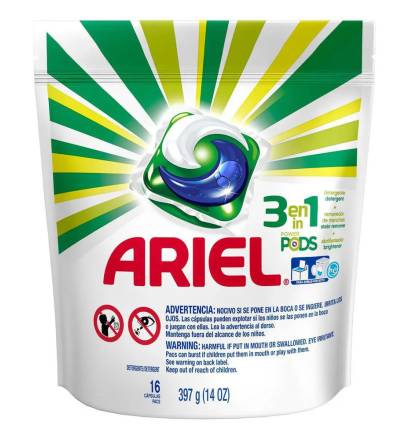 Ariel Pods 3-en-1 16 ct