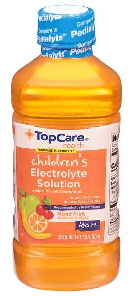 Top Care Children’s Electrolyte Solution Mixed Fruit 33.8 oz