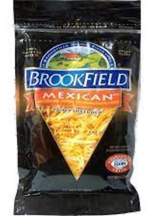 Brookfield Shredded Cheese Mexican 8 oz