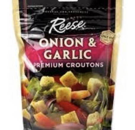 Reese Onion & Garlic Croutons 5 oz.s