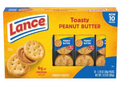Lance Toasty Peanut Butter 10-1.29 oz