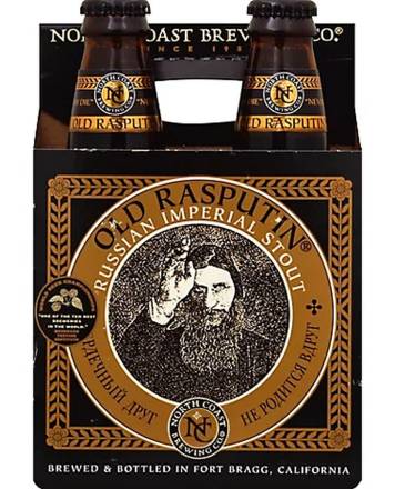 North Coast Old Rasputin Russian Imperial Stout 4-12 oz