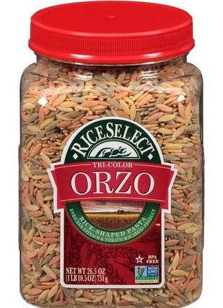 Rice Select Tri-Color Orzo 26.5 oz