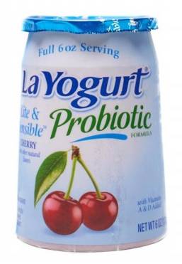 LaYogurt Probiotic Cherry Light 6 oz