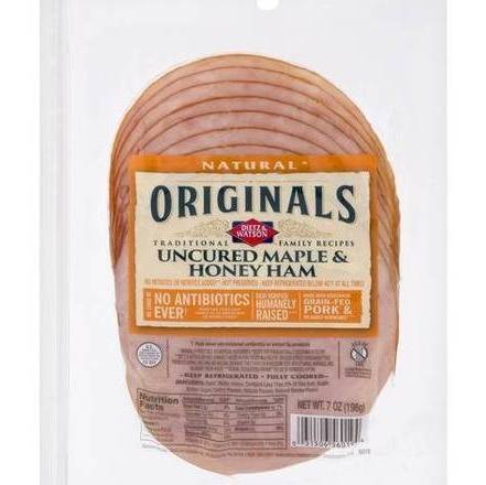 Dietz & Watson Originals Uncured Maple & Honey Han 7 oz