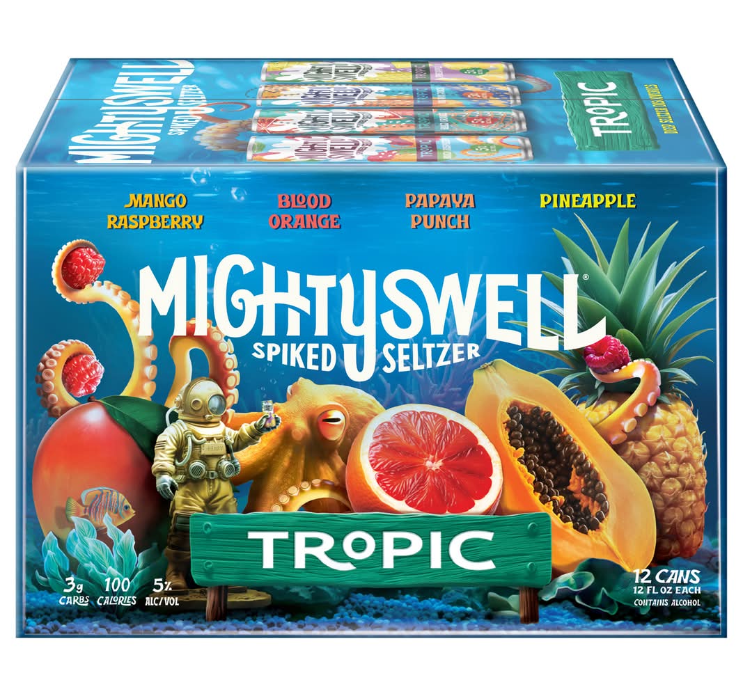 Mighty Swell Tropic Pack Spiked Seltzer Variety (12 - 12 oz)