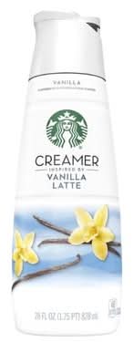 Starbucks Creamer Vanilla Latte 28 oz