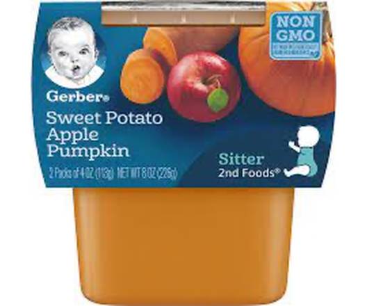 Gerber Sweet Potato Apple Pumpkin for Sitter 2-4 oz